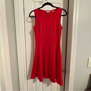 *DONATED* NY & Co | Bright Red Dress with Pockets | Stretchy